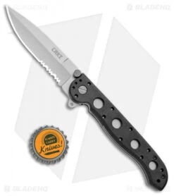 CRKT Carson M16-13Z Zytel Folding Spear Point Knife (3.5" Matte Serr) -Blade HQ Knife Shop CRKT Carson M16 13Z Zytel SP Matte Serr BHQ 4982 jr bottlecap
