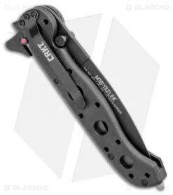 CRKT Carson M16-13ZLEK E.R. Spear Point Flipper Knife Zytel (3.375" Black Serr) 2 CRKT Carson M16-13ZLEK E.R. Spear Point Flipper Knife Zytel (3.375" Black Serr) -Blade HQ Knife Shop CRKT Carson M16 13ZLEK E.R. SP Zytel Black Serr BHQ 9881 jr side