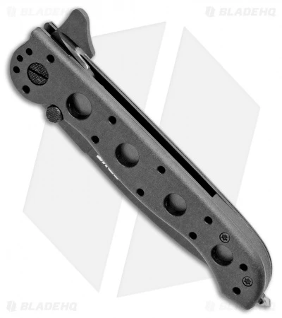 CRKT Carson M16-13ZLEK E.R. Spear Point Flipper Knife Zytel (3.375" Black Serr) CRKT Carson M16-13ZLEK E.R. Spear Point Flipper Knife Zytel (3.375" Black Serr) -Blade HQ Knife Shop CRKT Carson M16 13ZLEK E.R. SP Zytel Black Serr BHQ 9881 jr spine