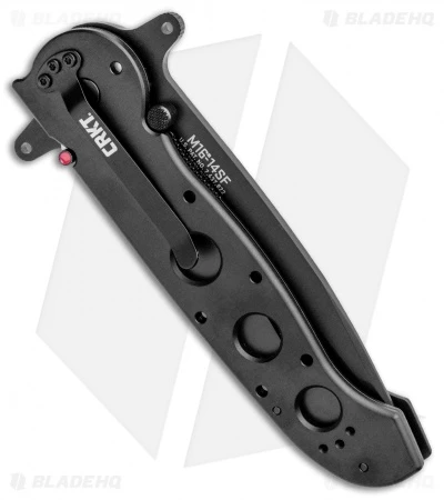 CRKT Carson M16-14SF Special Forces Folding Tanto Knife (3.875" Black Serr) CRKT Carson M16-14SF Special Forces Folding Tanto Knife (3.875" Black Serr) -Blade HQ Knife Shop CRKT Carson M16 14SF Special Forces Folding Tanto Black Serr BHQ 6703 jr side