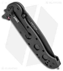 CRKT Carson M16-14ZLEK Tanto Liner Lock Knife (3.75" Serr) 2 CRKT Carson M16-14ZLEK Tanto Liner Lock Knife (3.75" Serr) -Blade HQ Knife Shop CRKT Carson M16 14ZLEK Tanto LL Serr BHQ 8897 jr side