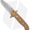 CRKT Carson M16-14ZSF Tanto Flipper Knife Desert Tan (3.875" Bead Blast Serr)