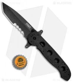CRKT Carson M16-14SFG Special Forces Tanto Flipper Knife (3.875" Black Serr) -Blade HQ Knife Shop CRKT Carson M16 14ZSF Tanto Special Forces Black Serr BHQ 3150 jr bottlecap