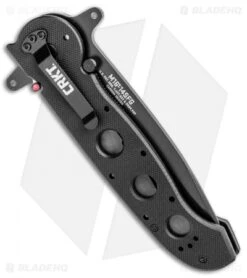 CRKT Carson M16-14SFG Special Forces Tanto Flipper Knife (3.875" Black Serr) -Blade HQ Knife Shop CRKT Carson M16 14ZSF Tanto Special Forces Black Serr BHQ 3150 jr side
