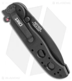 CRKT Carson M21-02G Flipper Knife Black G-10 (3" Black) -Blade HQ Knife Shop CRKT Carson M21 02G Flipper Knife Black G 10 3 Gray BHQ 3171 LS Side