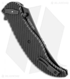 CRKT Clever Girl Folder Deadbolt Lock Knife Black G-10 (4" Black) 2640 -Blade HQ Knife Shop CRKT Clever Girl Folder Black Black 2640 BHQ 99493 jr side