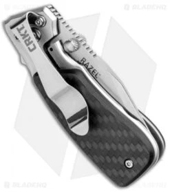 CRKT Compact Razel Liner Lock Knife Carbon Fiber (2.13" Satin) -Blade HQ Knife Shop CRKT Compact Razel CF CR4020CF BHQ 93124 jr side