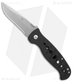 CRKT Crawford Falcon Liner Lock Knife Black Zytel (3.875" Satin) 6232