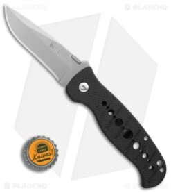 CRKT Crawford Falcon Liner Lock Knife Black Zytel (3.875" Satin) 6232 3 CRKT Crawford Falcon Liner Lock Knife Black Zytel (3.875" Satin) 6232 -Blade HQ Knife Shop CRKT Crawford Falcon black zytel satin BHQ 76310 er bottlecap