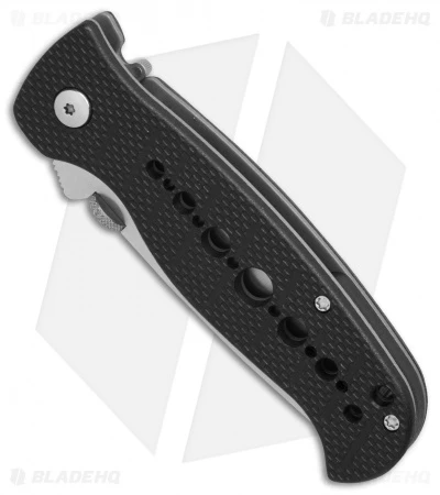 CRKT Crawford Falcon Liner Lock Knife Black Zytel (3.875" Satin) 6232 CRKT Crawford Falcon Liner Lock Knife Black Zytel (3.875" Satin) 6232 -Blade HQ Knife Shop CRKT Crawford Falcon black zytel satin BHQ 76310 er spine
