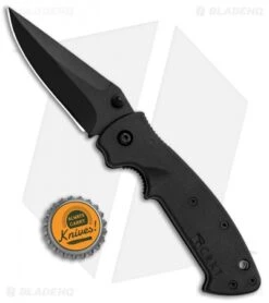 CRKT Crawford Kasper Liner Lock Knife Black Zytel (3.1" Black) 6772K -Blade HQ Knife Shop CRKT Crawford Kasper LL Black Zytel Black 6772K BHQ 87013 jr bottlecap