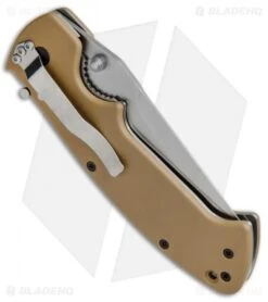CRKT Crawford Kasper Liner Lock Knife Tan Zytel (3.75" Satin) 6773D -Blade HQ Knife Shop CRKT Crawford Kasper Tan Zytel CR6773D BHQ 43792 jr side 2