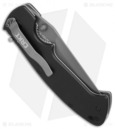 CRKT Crawford Kasper Liner Lock Knife (3.75" Gray) 6773Z CRKT Crawford Kasper Liner Lock Knife (3.75" Gray) 6773Z -Blade HQ Knife Shop CRKT Crawford Kasper gray BHQ 7141 er side