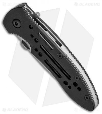 CRKT Crawford Point Guard Liner Lock Knife (3.5" Bead Blast Serr) 6762 CRKT Crawford Point Guard Liner Lock Knife (3.5" Bead Blast Serr) 6762 -Blade HQ Knife Shop CRKT Crawford PG LL BB Serr 6762 BHQ 87727 jr spine