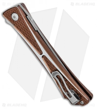 CRKT Crossbones Liner Lock Knife Bronze Aluminum (3.5" Satin) 7530B CRKT Crossbones Liner Lock Knife Bronze Aluminum (3.5" Satin) 7530B -Blade HQ Knife Shop CRKT CrossboneS Liner Lock Knife Bronze 3.5in Satin 7530B BHQ 113910 LS Side