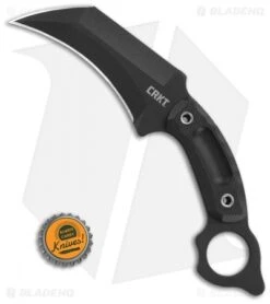 CRKT Du Hoc Karambit Fixed Blade Knife (5.1" Black) 2630 -Blade HQ Knife Shop CRKT Du Hoc Karambit Black BHQ 85386 er bottlecap