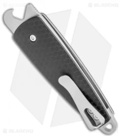 CRKT Dually Knife W/ Bottle Opener Black (2.5" Stonewash) 7086 -Blade HQ Knife Shop CRKT Dually Bottle Opener SW 7086 BHQ 119356 jr side