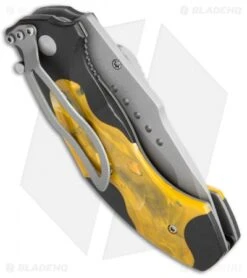 CRKT Elishewitz Horus Spring Assisted Knife Orange/Black (3.125" BB) 1150 -Blade HQ Knife Shop CRKT Elishewitz Horus SA Orange Black BB 1150 BHQ 68641 jr side