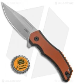 CRKT Fawkes Spring Assisted Knife Brown/Orange G-10 (2.75" Bead Blast) -Blade HQ Knife Shop CRKT Fawkes Dust Layer G 10 LL DP BB BHQ 138957 jr bottlecap