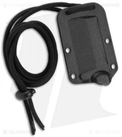 CRKT Folts Minimalist Cleaver Neck Knife Blackout (2.1" Black) 2383K -Blade HQ Knife Shop CRKT Folts Minimalist Cleaver Neck Blackout Black 2383K BHQ 119324 jr sheath