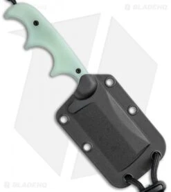 CRKT Folts Minimalist Cleaver Neck Knife Natural G-10 (2.1" Black Smokewash D2) -Blade HQ Knife Shop CRKT Folts Minimalist Cleaver Neck Knife Natural G 10 Black SW BHQ 119272 jr sheath