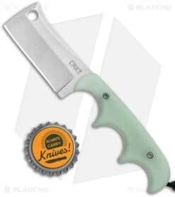 CRKT Folts Minimalist Cleaver Neck Knife Natural G-10 (2.1" Stonewash D2) -Blade HQ Knife Shop CRKT Folts Minimalist Cleaver Neck Knife Natural G 10 SW BHQ 119273 jr bottlecap
