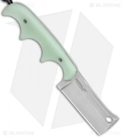 CRKT Folts Minimalist Cleaver Neck Knife Natural G-10 (2.1" Stonewash D2) -Blade HQ Knife Shop CRKT Folts Minimalist Cleaver Neck Knife Natural G 10 SW BHQ 119273 jr spine