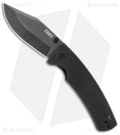 CRKT Ryan Johnson The Gulf Lock Knife Black G10 (4" Black Stonewash)