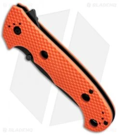CRKT Hammond Cruiser LAWKS Liner Lock Knife Orange (3.75" Black Serr) 7914ORB -Blade HQ Knife Shop CRKT Hammond Cruiser Orange Black Serr CR7914ORB BHQ 87150 jr spine 2