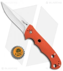 CRKT Hammond Cruiser LAWKS Liner Lock Knife Orange (3.75" Satin) 7904OR -Blade HQ Knife Shop CRKT Hammond Cruiser Orange CR7904OR BHQ 87147 jr bottlecap 2