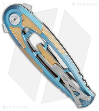 CRKT Hirin Liner Lock Knife Titanium (3.5" Satin M390) 5042 CRKT Hirin Liner Lock Knife Titanium (3.5" Satin M390) 5042 -Blade HQ Knife Shop CRKT Hirin Frame Lock Knife 3.5in Satin 5042 BHQ 113913 LS Side