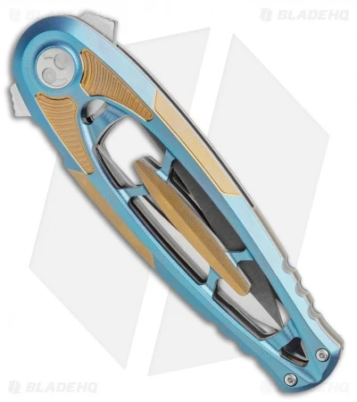 CRKT Hirin Liner Lock Knife Titanium (3.5" Satin M390) 5042 CRKT Hirin Liner Lock Knife Titanium (3.5" Satin M390) 5042 -Blade HQ Knife Shop CRKT Hirin Frame Lock Knife 3.5in Satin 5042 BHQ 113913 LS Spine