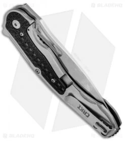 CRKT Ikoma Carnufex Frame Lock Flipper Knife (4" Satin) 5480 -Blade HQ Knife Shop CRKT Ikoma Carnufex Satin 5480 BHQ 51840 jr side