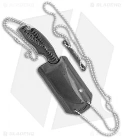 CRKT Ikoma Civet Bowie Neck Knife (2.4" Satin) 2805 -Blade HQ Knife Shop CRKT Ikoma Civet Bowie Neck Knife Satin 2805 BHQ 34393 jr sheath