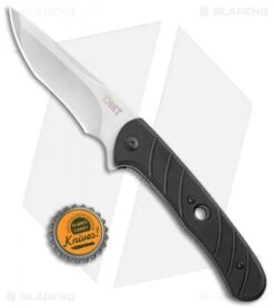 CRKT Intention Spring Assisted Knife Black G-10 (3.5" Stonewash) 7160 -Blade HQ Knife Shop CRKT Intention SA Black G 10 SW 7160 BHQ 119360 jr bottlecap