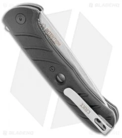 CRKT Intention Spring Assisted Knife Black G-10 (3.5" Stonewash) 7160 -Blade HQ Knife Shop CRKT Intention SA Black G 10 SW 7160 BHQ 119360 jr side