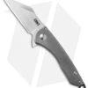 CRKT Jettison Compact Frame Lock Flipper Knife Titanium (2" Stonewash) 6120