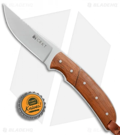 CRKT Kailyah Kommer Signature Hunter Fixed Blade Bamboo (3.5" Mirror) 2830 CRKT Kailyah Kommer Signature Hunter Fixed Blade Bamboo (3.5" Mirror) 2830 -Blade HQ Knife Shop CRKT Kailyah Kommer Signature Hunter Bamboo Mirror BHQ 76840 er bottlecap