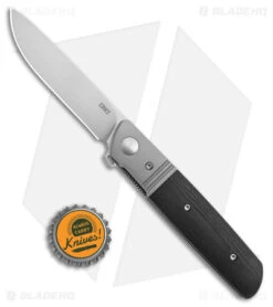 CRKT Kenny Onion Bamboozled Liner Lock Flipper Knife G10 W/ Bolster (3.3" Satin) -Blade HQ Knife Shop CRKT Ken Onion Bamboozled LL G 10 Bolster Satin BHQ 178671 jr bottlecap
