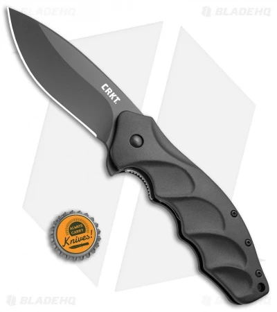 CRKT Ken Onion Foresight Liner Lock Knife (3.5" Black) K220KKP CRKT Ken Onion Foresight Liner Lock Knife (3.5" Black) K220KKP -Blade HQ Knife Shop CRKT Ken Onion Foresight Black K220KKP BHQ 12910 jr bottlecap 2