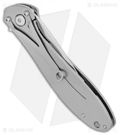 CRKT Ken Onion Large Eros Stainless Steel Frame Lock Knife (2.84" Satin) K456XXP CRKT Ken Onion Large Eros Stainless Steel Frame Lock Knife (2.84" Satin) K456XXP -Blade HQ Knife Shop CRKT Ken Onion Large Eros SS FL Satin 456XXP BHQ 21375 jr side
