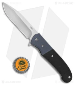 CRKT Ken Steigerwalt Ignitor Spring Assisted Knife Two Tone G10 (3.48") -Blade HQ Knife Shop CRKT Ken Steigerwalt Ignitor SA TT G 10 SAtin BHQ 178668 jr bottlecap