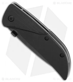 CRKT Koji Hara Ichi Spring Assisted Knife Black (2.5" Black) 1070K -Blade HQ Knife Shop CRKT Koji Hara Ichi black black BHQ 0650 er spine