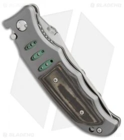 CRKT Lake Sentinel Liner Lock Folding Knife Micarta/Blue (3.3" Satin) 7122M -Blade HQ Knife Shop CRKT Lake Sentinel micarta blue satin 7122M BHQ 69072 er side