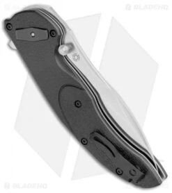 CRKT Linchpin Deadbolt Lock Knife Black G-10 (3.9" Satin) 5405 -Blade HQ Knife Shop CRKT Linchpin Deadbolt Black G 10 Satin 5405 BHQ 103622 jr side 2