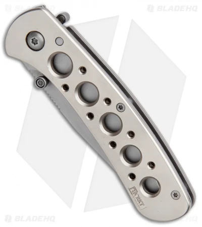 CRKT Long's Peak Liner Lock Knife Alloy (2.8" Bead Blast) 6602N CRKT Long's Peak Liner Lock Knife Alloy (2.8" Bead Blast) 6602N -Blade HQ Knife Shop CRKT Longs Peak LL Alloy BB 6602N BHQ 87020 jr spine