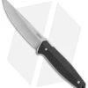 CRKT Lucas Burnley Strafe Fixed Blade Knife Black GFN (4.6" Satin)1210