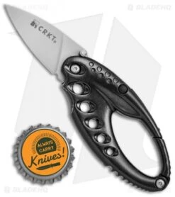CRKT Lumabiner Liner Lock Knife W/ L.E.D Light (1.6" Bead Blast) 3 CRKT Lumabiner Liner Lock Knife W/ L.E.D Light (1.6" Bead Blast) -Blade HQ Knife Shop CRKT Lumabiner LED Light BB 9080 BHQ 68535 jr bottlecap