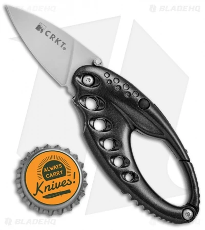 CRKT Lumabiner Liner Lock Knife w/ L.E.D Light (1.6" Bead Blast) CRKT Lumabiner Liner Lock Knife W/ L.E.D Light (1.6" Bead Blast) -Blade HQ Knife Shop CRKT Lumabiner LED Light BB 9080 BHQ 68535 jr bottlecap