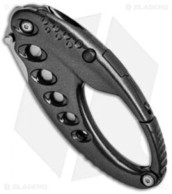 CRKT Lumabiner Liner Lock Knife W/ L.E.D Light (1.6" Bead Blast) 2 CRKT Lumabiner Liner Lock Knife W/ L.E.D Light (1.6" Bead Blast) -Blade HQ Knife Shop CRKT Lumabiner LED Light BB 9080 BHQ 68535 jr side